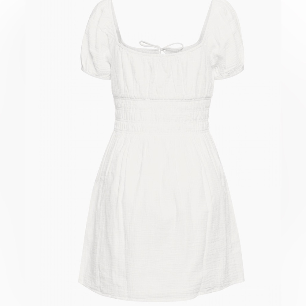 White Smock Minidress
